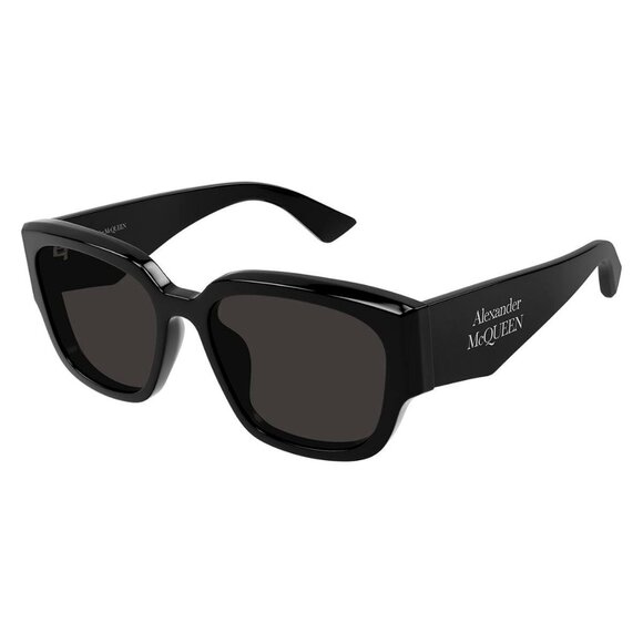 New ALEXANDER MCQUEEN Black Square AM0468S 001 Sunglasses Women - Picture 1 of 4